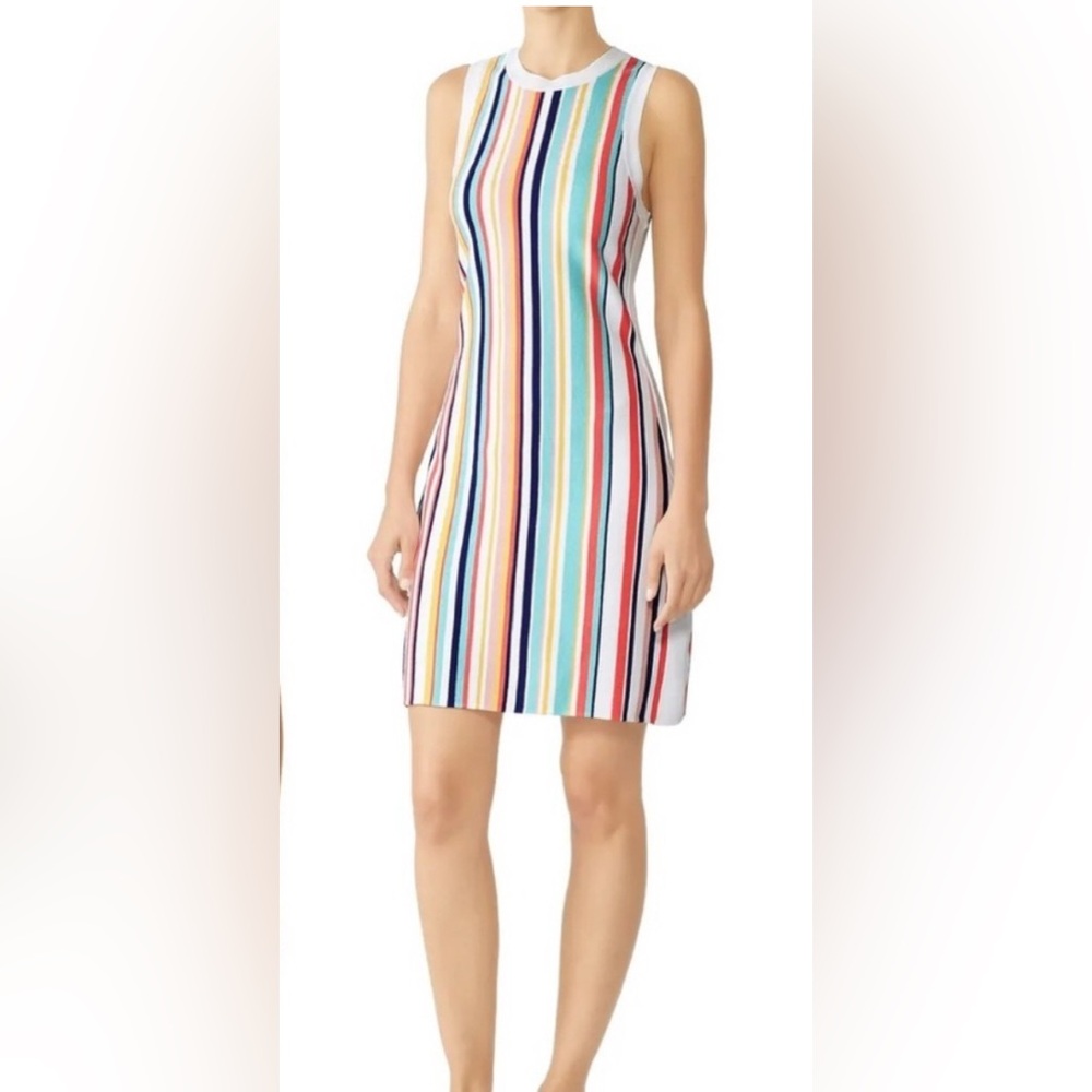 525 America Colorful Striped Midi Dress